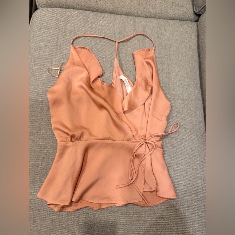 ASTR Blush Wrap Blouse